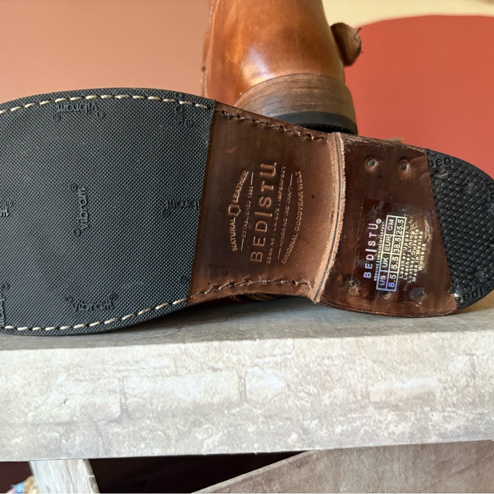 BEDSTÜ BECCA Tan Rustic ankle boots - Picture 4 of 6